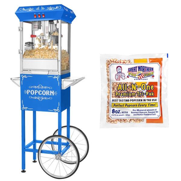 Foundation Popcorn Machine and Cart undefined 3 Gallon Popcorn Popper