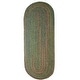 preview thumbnail 15 of 27, Rhody Rug Katie Indoor/ Outdoor Braided Area Rug Sage - 2' x 6' Runner