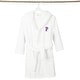 preview thumbnail 62 of 78, Sweet Kids 100% Polyester SUPER PLUSH Double Brushed Hooded Bathrobe with Purple Bookman Monogram