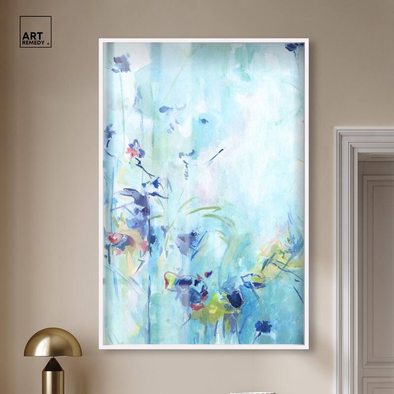Heavenly Blue I Shadowbox by Art Remedy