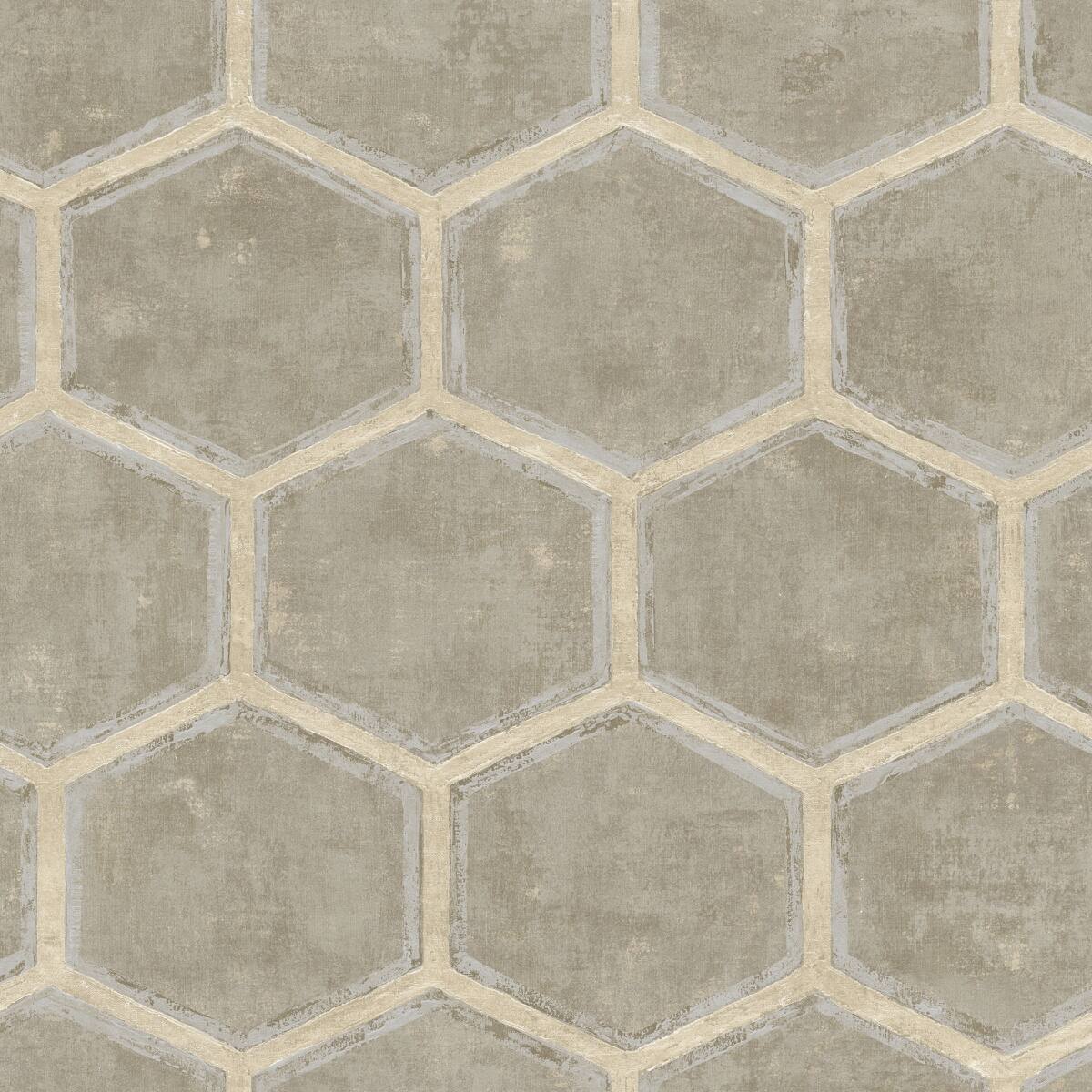 Option Metallic Greige, Gold & Off-White