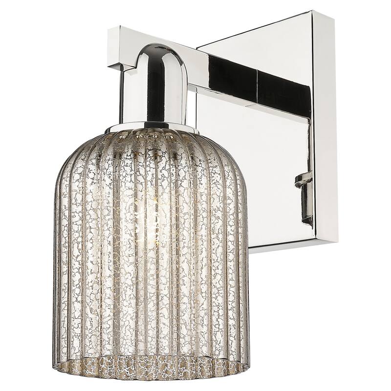 Innovations Lighting 716-1W-G559-5ME Bridal Veil 11" Tall Bathroom - Polished Nickel