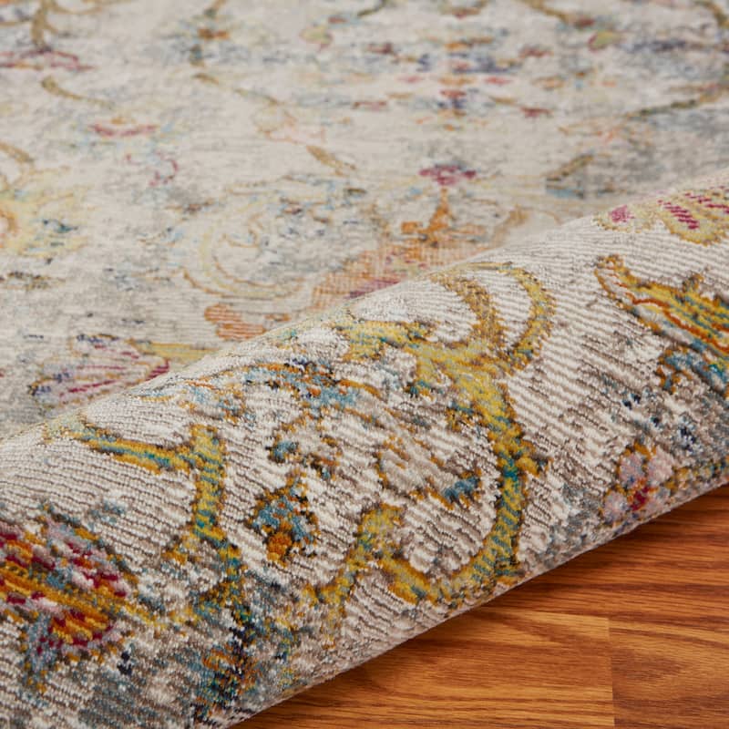 Sevita Floral Garden Multicolor Oriental Rug