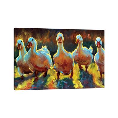 iCanvas "Duck Gangs" by Cheri Christensen Canvas Print
