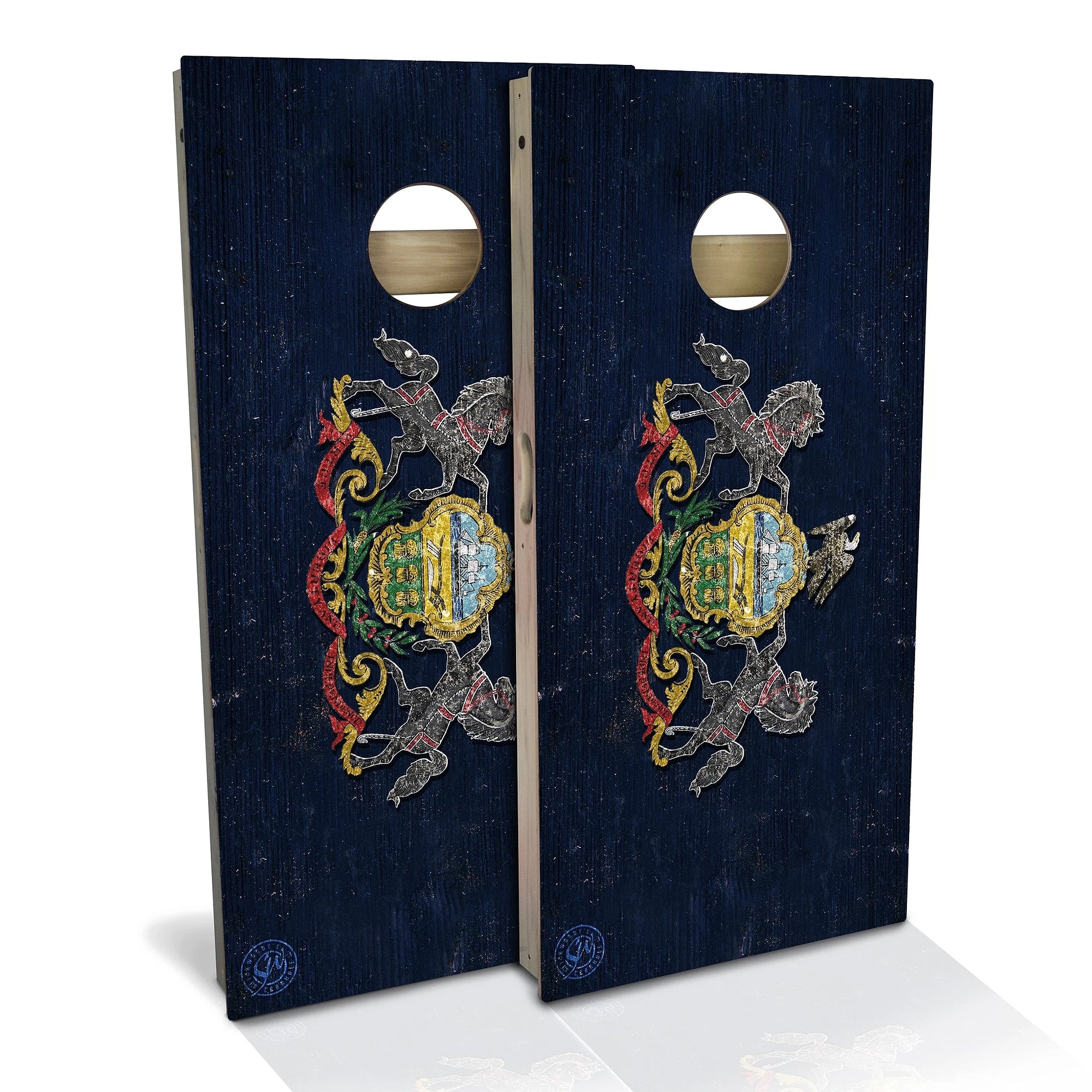 Pennsylvania Flag Outdoor Cornhole Board Set