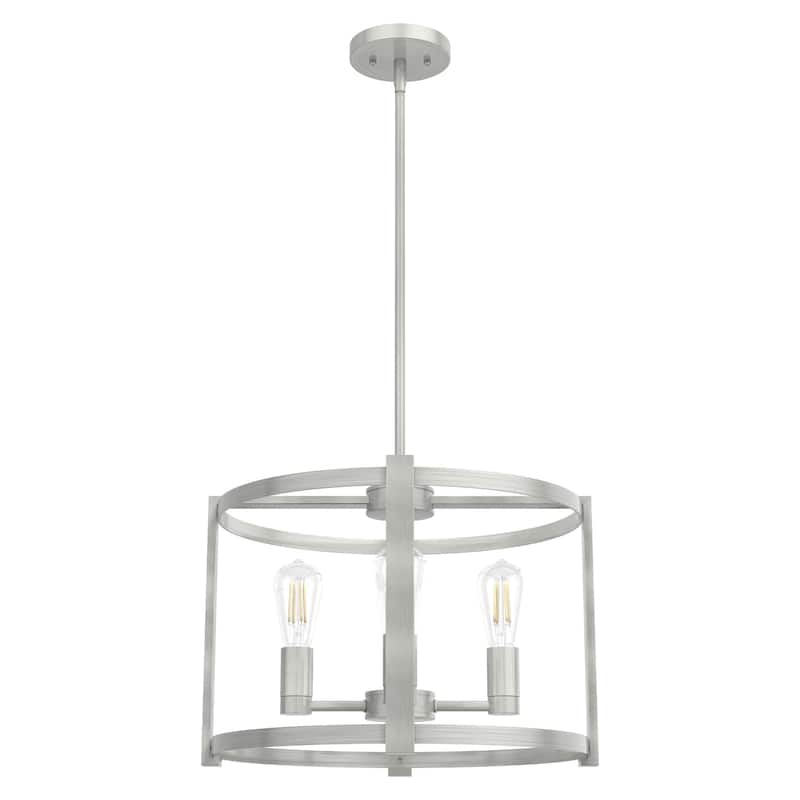 Hunter Astwood 13" 4-Light Chandelier, Caged, Kitchen Island, Dining - Contemporary, Transitional, Modern Farmhouse
