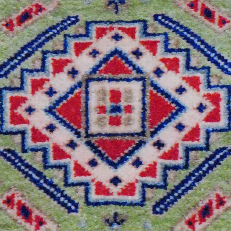 HERAT ORIENTAL Handmade Kazak Wool Rug - 2' x 3' - 2' x 3'