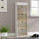 preview thumbnail 2 of 8, 61"Tall 4 Drawer Shoe Cabinet Space Saving(White&Oak)