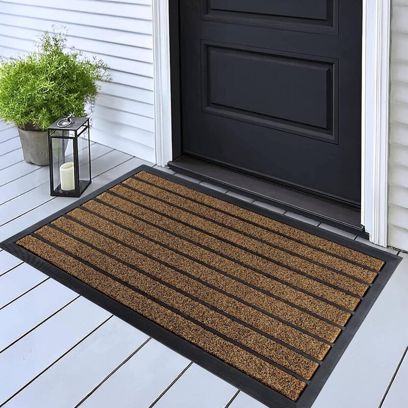 Dirt Trapping Outdoor Welcome Mats - Non-Slip - 32"L x 20"
