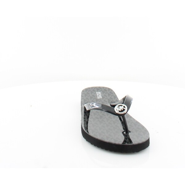 mk sandals black