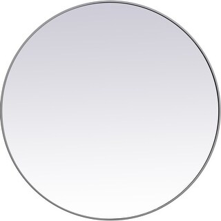 Elegant Lighting Eternity 45" Diameter Circular Beveled Metal Framed