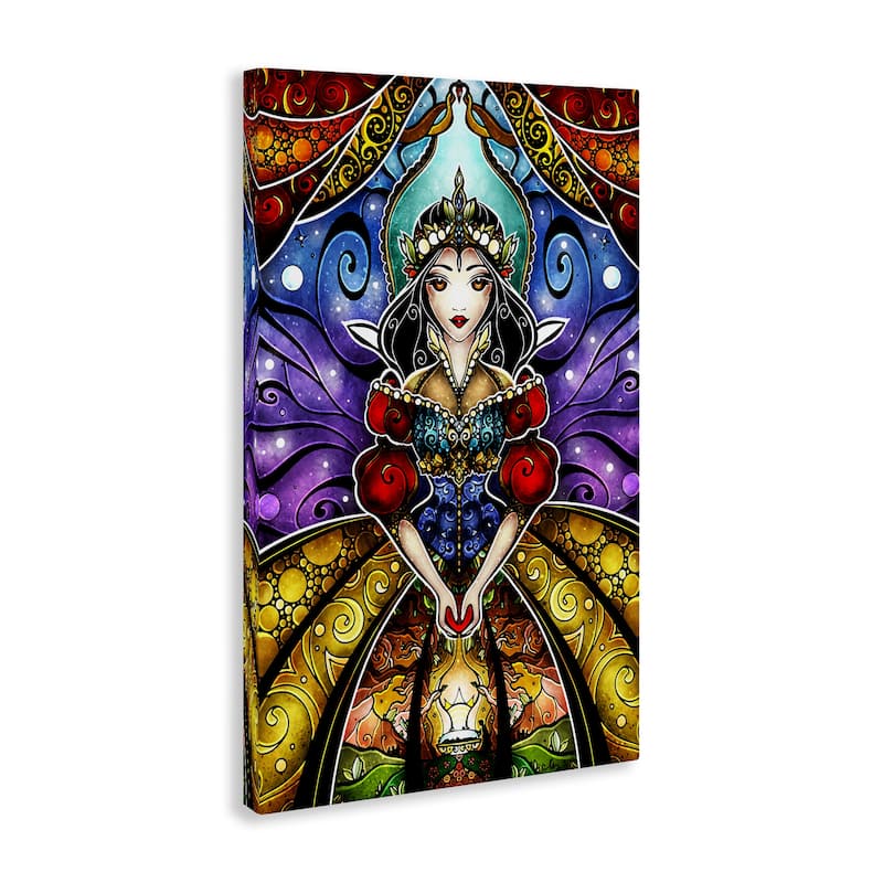 Stupell Nouveau Princess Portrait Canvas Wall Art Design By Mandie Manzano