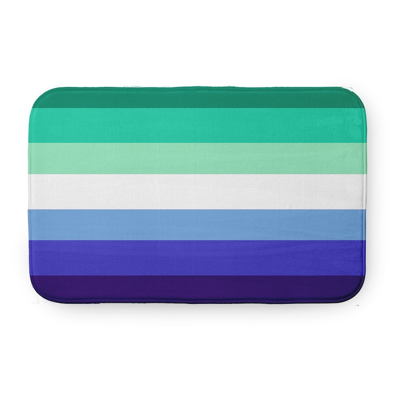 Pride Plush Microfiber Bathmat - Gay - 24" x 17"