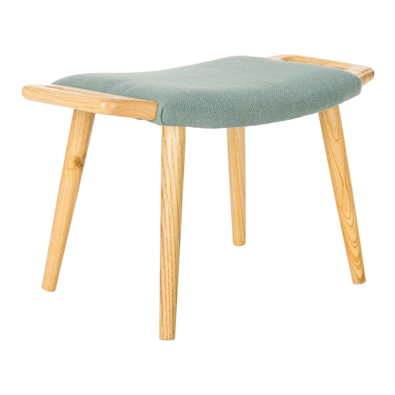 SAFAVIEH Zipora Beige/ Natural Mid-Century Bench - 11.8" x 24.6" x 15.4" - 12Wx25Dx15H
