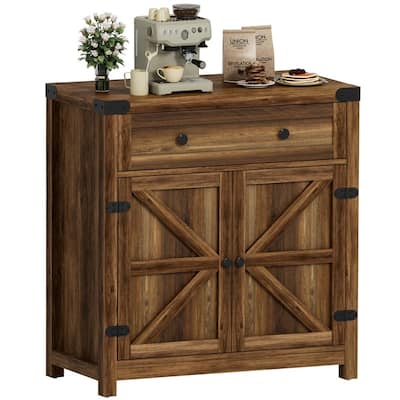 Coffee Bar Accent Cabinet - 15.75"D x 31.5"W x 33.46"H