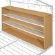preview thumbnail 13 of 12, Full Size House Bed Frame with Roof Design, Metal Platform Bed with Storage Shelves
