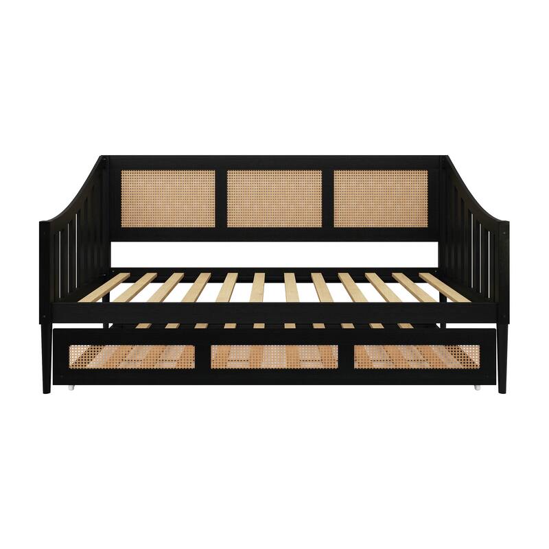 CraftPorch Modern Twin Daybed with Trundle