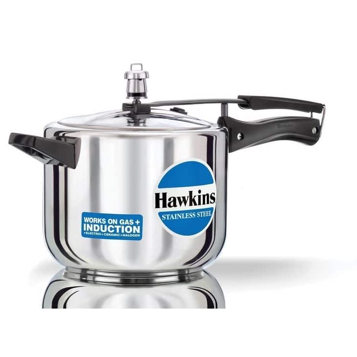 Stainless Steel Pressure Cooker, 5 Liter Rice Cooker, Silver - Bed Bath ...