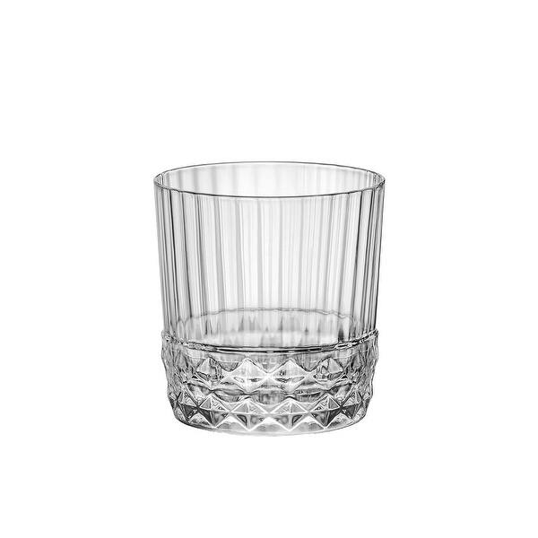 Confección de 6 vasos America '20s cooler en lila de la marca Bormioli