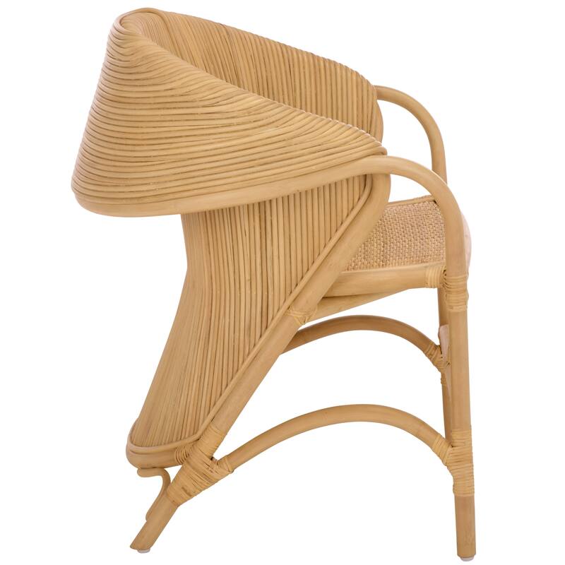 SAFAVIEH Home Alyona Rattan Arm Chair - 26"W x 24"D x 31"H