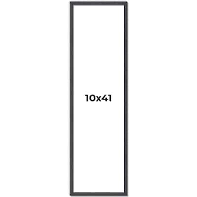 10x41 Frame Brown Solid Wood Picture Frame - Complete Modern Photo