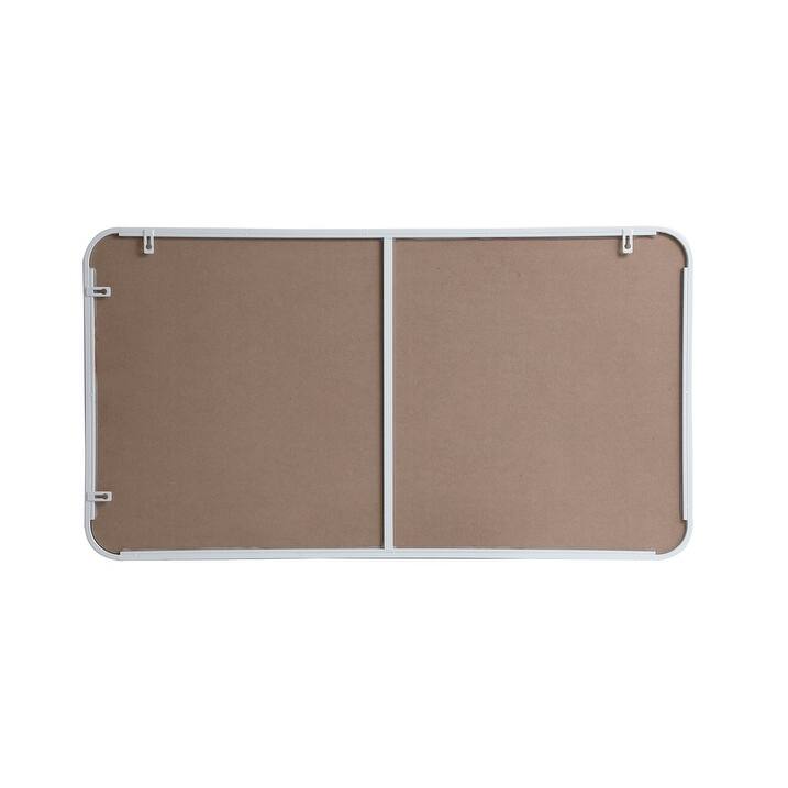Ezra Soft Corner Metal Rectangular Mirror
