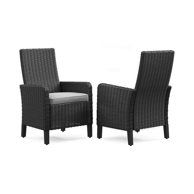 Signature Design By Ashley Beachcroft Outdoor Dining Chairs Set - 25.5" W x 25.63" D x 40.25" H