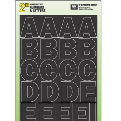Shop Hy Ko 30034 Vinyl Letters And Numbers Self Adhesive 2 Overstock 20051860