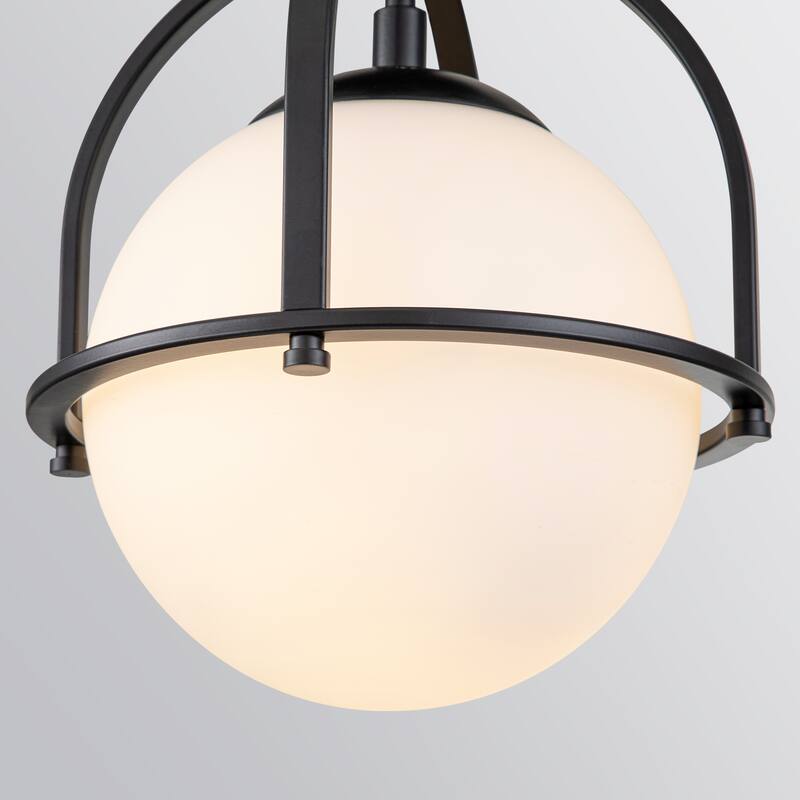 Modern 1 - Light Globe Semi Flush Mount Light for Hallway