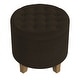 preview thumbnail 91 of 110, Carson Carrington Hare Button-tufted Round Storage Ottoman
