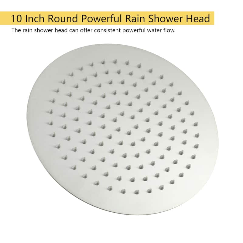2-Function 10-In Wall Mounted Shower System