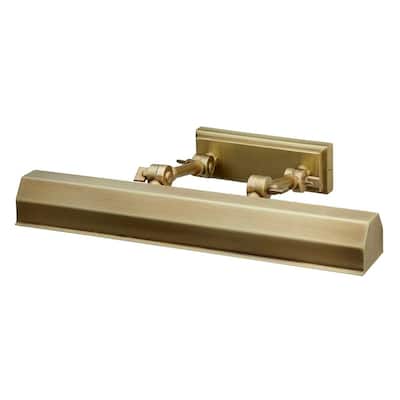Chawton 1 Light Medium Picture Light in Aged Brass - 5"h x 16"w x 7.5"d