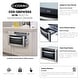 preview thumbnail 3 of 10, Cosmo 24 in. Built-in Microwave Drawer with Auto Presets in Stainless Steel - 24 in.