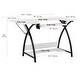 preview thumbnail 14 of 13, Sew Ready Comet Plus Black Metal Frame MDF Top Craft,Sewing, Office Table