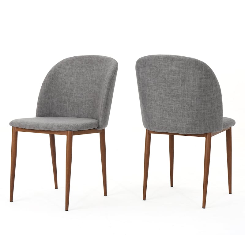 Mid-Century Dining Chair Fabric Upholstered Chair