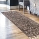preview thumbnail 61 of 61, Nuloom Vasiliki Moroccan Shag Tasseled Area Rug 2'8" x 8' Runner - Brown - Runner