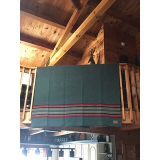 Top Product Reviews For Pendleton Green Heather Yakima Camp Wool Blanket 11584747 Overstock