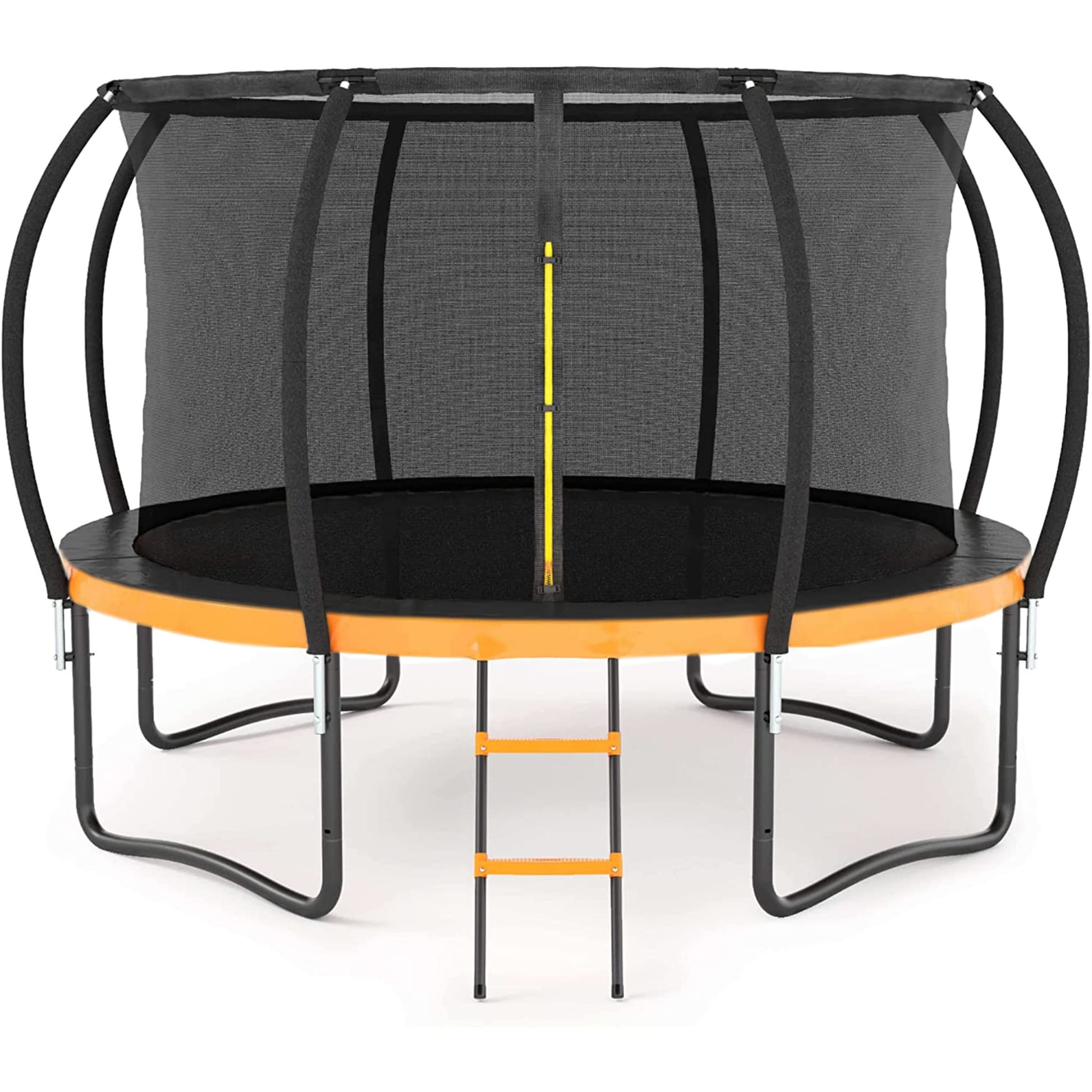 12FT Outdoor Big Trampoline With Inner Safety Enclosure Net For
