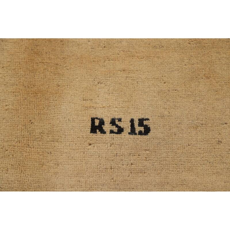 Modern Gabbeh Oriental Foyer Rug Handmade Wool Carpet - 2'7"x 3'10"