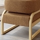 preview thumbnail 20 of 35, Corvus Danzig Teddy Fabric 1-Piece Accent Chair