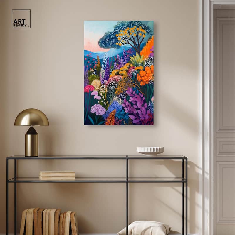 Solara's Bloom Canvas by Art Remedy, Gallery Wrapped