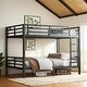 preview thumbnail 2 of 10, Safety Design Bunk Bed, Space-Saving/Noise Reduced, Full XL