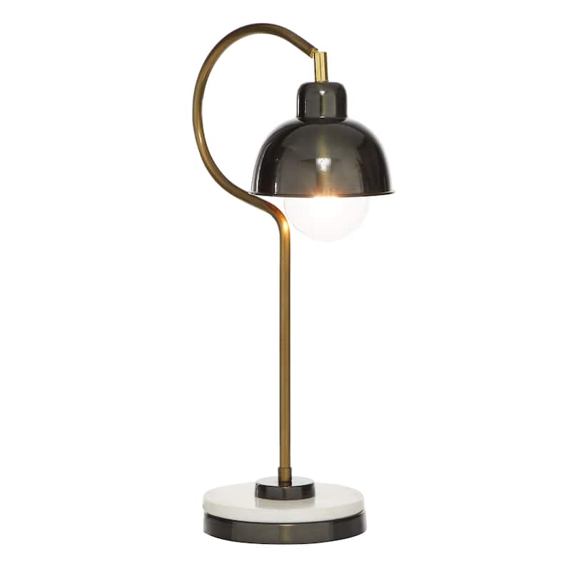 Black Metal Spotlight Room Desk Lamp - 7 x 22