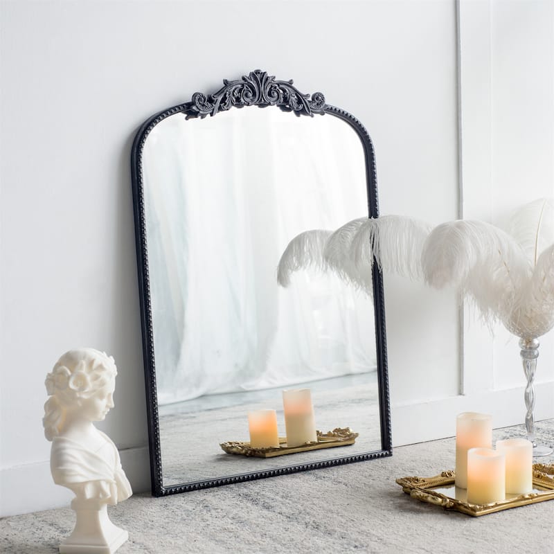 Classic Design Mirror with and Baroque Inspired Frame
