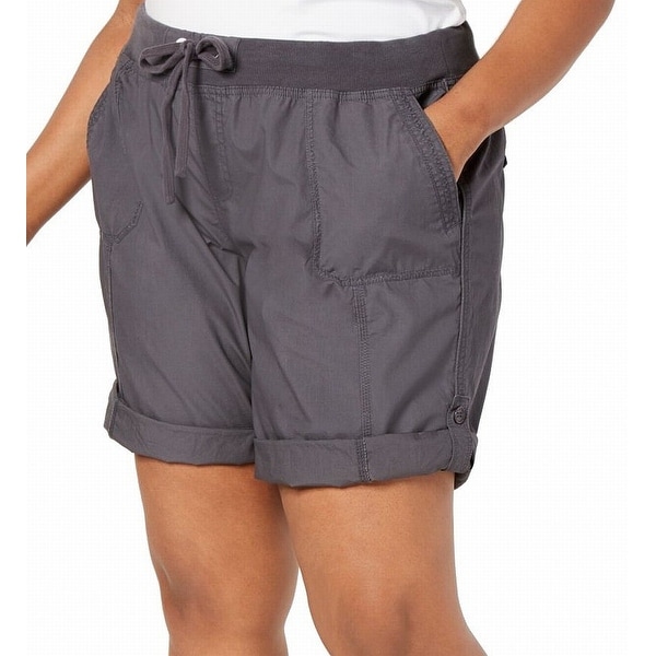 Womens grey cargo shorts Clearance