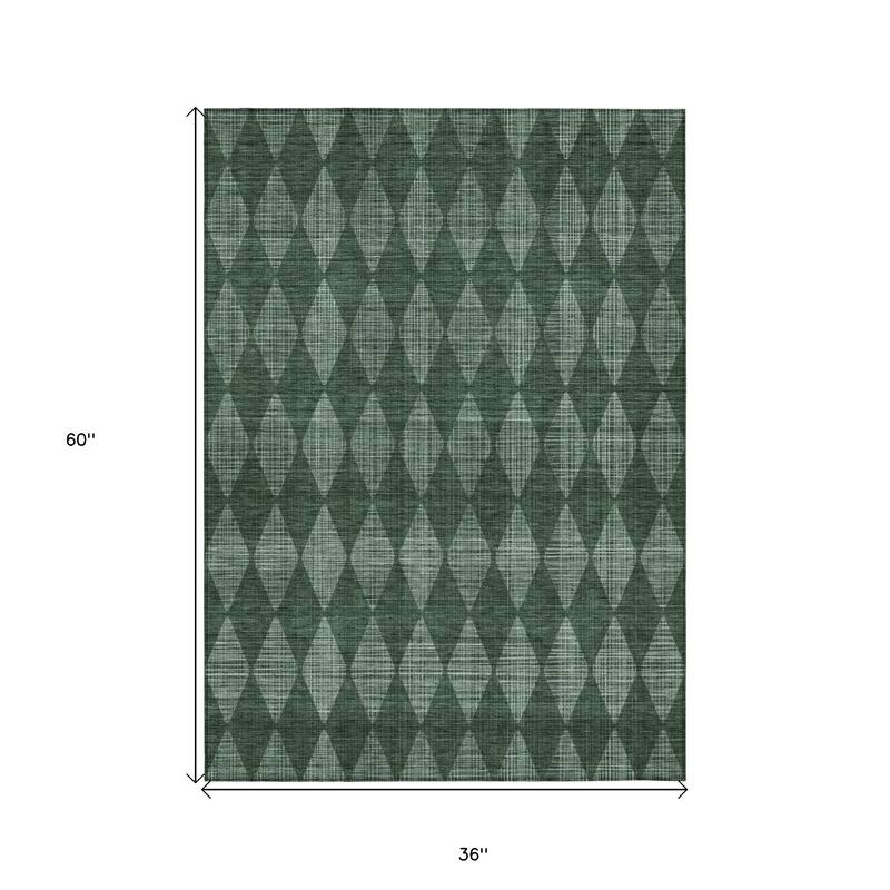 HomeRoots Geometric Transitional Rectangle Outdoor Rug