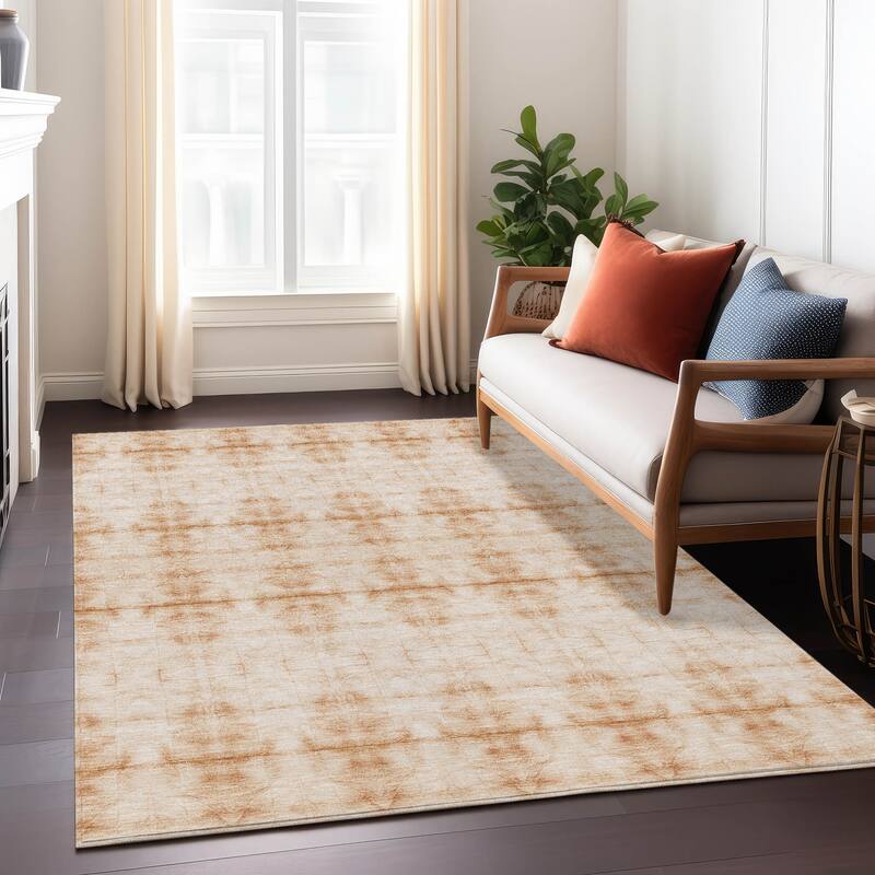 Machine Washable Indoor/ Outdoor Chantille Boho Ombre Rug