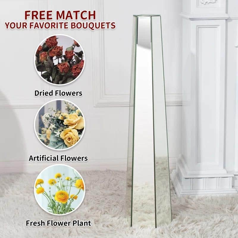 Handmade Glass Floor Vase