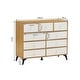 preview thumbnail 2 of 13, Versatile Design 9 Drawers Spacious Storage Dressers