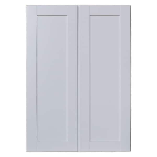 Sunny Wood Shw3042 A Shaker Hill 30 X 42 Double Door Wall Cabinet Designer White Overstock 16908122